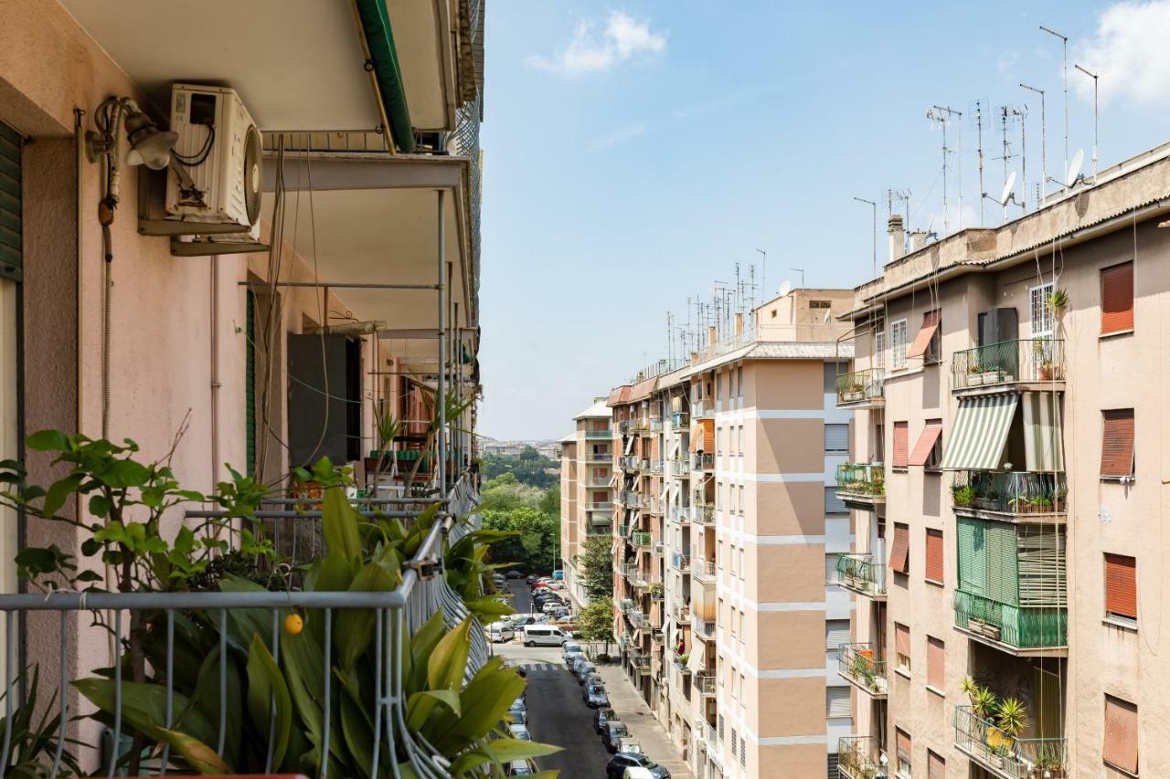 Hortis Apartment, 5 Persone, 2 Camere, Balcone, Metro C E Tram Per Il Centro Rom Eksteriør billede